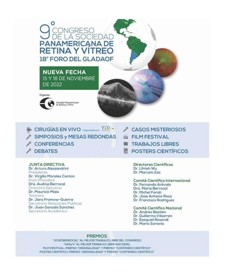 9º Congreso de la Sociedad Panamericana de Retina y Vitreo (SPRV) 